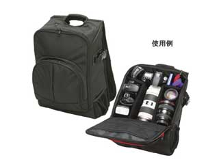 【クリックでお店のこの商品のページへ】ETSUMI/エツミ E-4188 トゥルーリーフィールドザック ブラック