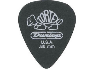 【クリックで詳細表示】Jim Dunlop ピック 488R Tortex Pitch Black Standard 0.88mm 36枚セット