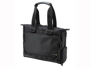 【クリックで詳細表示】ELECOM/エレコム BM-CA38LBK Vario scena(ヴァリオシーナ)トートバッグ [16.4インチワイドサイズ対応] ブラック