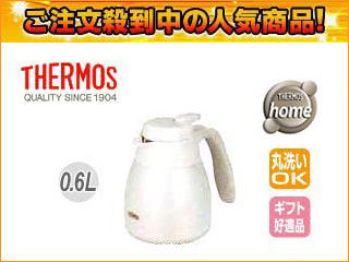 【クリックでお店のこの商品のページへ】THERMOS/サーモス TGS-600(PRW) ステンレスポット 0.6L(パールホワイト) ＜br＞ 〔thpot〕【thhorei】