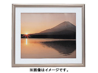 【クリックでお店のこの商品のページへ】ETSUMI/エツミ E-8008 アルミ写真額 四切 (チタンゴールド)