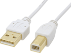 �y�[������zU2C-BX10WH USB2.0�P�[�u��/�ɍ� AB�^�C�v/1.0m(�z���C�g)
