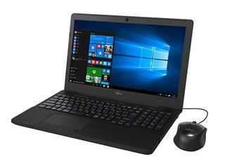 15.6型ノートPC LIFEBOOK/ライフブック AH45/X FMVA45XB シャイニーブラック