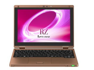 10.1型コンバーチブルPC Lets note RZシリーズ ウォームゴールド&カッパー CF-RZ5YFMQR