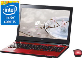 15.6型ノートPC LAVIE(ラヴィ) Smart NS(S) PC-SN234HSA7-1 クリスタルレッド