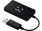 U2H-SL4BF1BK �X�����^�C�v �o�X�p���[��p4�|�[�g USB2.0�n�u Schmucken FACE�^�C�v �u���b�N