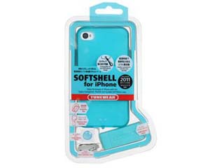 【クリックで詳細表示】TUNEWEAR SOFTSHELL for iPhone 4S/4 TUN-PH-000106 ターコイズ ＜br＞ 納期にお時間がかかる場合があります