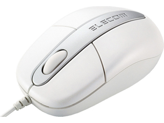 【クリックで詳細表示】ELECOM/エレコム M-M1URWH/RS EU RoHS準拠 USB光学式マウス コンパクト ホワイト