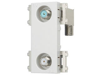 【クリックで詳細表示】CSF-K77WP 4K・8K衛星放送対応 入出力F形テレビ端子2端子型