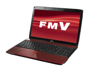15.6型ノートPC LIFEBOOK/ライフブック AH53/M ルビーレッド FMVA53MR