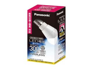 【クリックで詳細表示】Panasonic/パナソニック EVERLEDS LDA4D-H-E17/BH/S エバーレッズ 小形電球タイプ斜め取付け専用