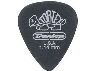 【クリックで詳細表示】Jim Dunlop ピック 488R Tortex Pitch Black Standard 1.14mm 36枚セット