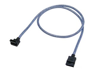 【クリックで詳細表示】バリューウェーブ シリアルATAラウンドケーブル L型 SATA-40L