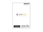 9100 SHOT NOTE/�V���b�g�m�[�gS �� 70�V�[�g�E�㎿�� 115�~77mm