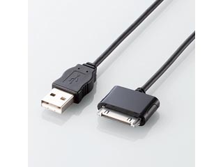 【クリックで詳細表示】ELECOM/エレコム USB-UAD05BK iPad/iPhone/iPod用 充電・データ転送ケーブル [ブラック] 0.5m