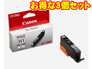 【クリックでお店のこの商品のページへ】CANON/キヤノン 【3個セット！】純正インクタンク BCI-351XLGY(大容量) グレー 6442B001