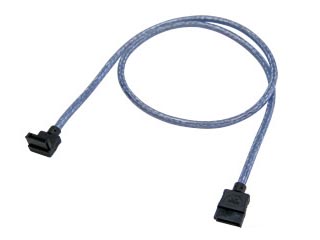 【クリックで詳細表示】バリューウェーブ シリアルATAラウンドケーブル L型 SATA-80L ＜br＞ 納期にお時間がかかる場合があります