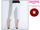 �y���ׂ��܂����z SOMETHING VL107-WHT LADIVA �N���b�v�h�t�B�b�g�p���c �yM�z (�z���C�g)