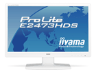 23.6�C���`LED���C�h�t���f�B�X�v���C ProLite PLE2473HDS-W1 �s���A�z���C�g