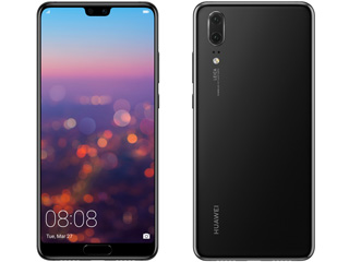 5.8型SIMフリースマートフォン HUAWEI P20/Black/51092NAT ブラック