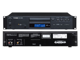 【クリックで詳細表示】TASCAM ◆納期未定 CDプレーヤー CD-200 (CD200)【送料代引き手数料無料の安心価格】