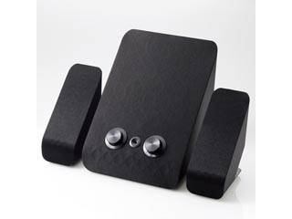 【クリックで詳細表示】ELECOM/エレコム MS-P02WBK 2.1chマルチメディアスピーカ ブラック