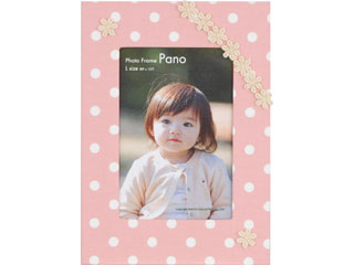 【クリックで詳細表示】HAKUBA/ハクバ FPN-LDTPK フォトフレーム パノ -Pano- カラー：ドットピンク Lサイズ