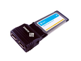 【クリックでお店のこの商品のページへ】SUNIX ECF2400 1394a 2 ports ExpressCard/34