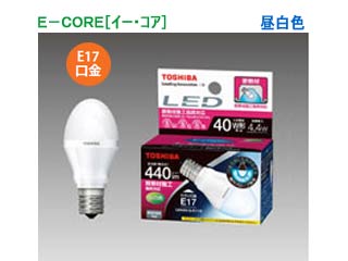 【クリックで詳細表示】TOSHIBA/東芝ライテック LDA4N-G-E17/S LED電球 ミニクリプトン形4.4W 断熱材施工器具対応(昼白色)