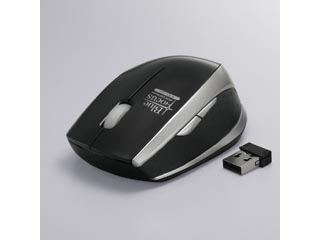 【クリックで詳細表示】BUFFALO/バッファロー BSMBW02BK BlueLED無線マウス 超高感度 2.4GHz 5ボタン ブラック