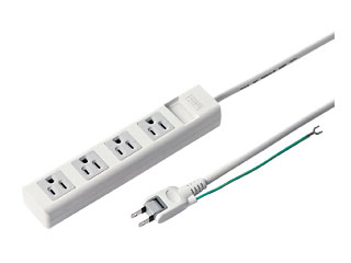 【クリックで詳細表示】サンワサプライ TAP-N3450 電源タップ スタンダードタイプ (3P・4個口・5m)
