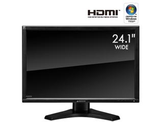 GH-TIG243SH-LB 24�^���C�h�t���f�B�X�v���C �O���A�p�l���̗p HDMI�[�q����