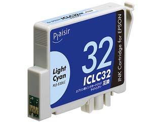 【クリックで詳細表示】Plaisir/プレジール PLE-E32LC エプソン(EPSON) ICLC32対応/ライトシアン