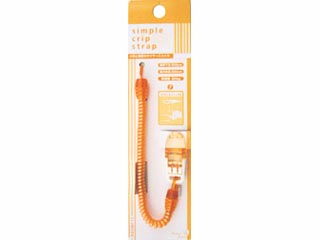 【クリックで詳細表示】RASTA BANANA/ラスタバナナ シンプルクリップ 太型コイルストラップ オレンジ RBSMF15