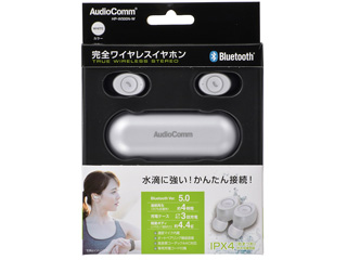 HP-W500N-W(ホワイト) AudioComm 完全ワイヤレスイヤホン 03-2095