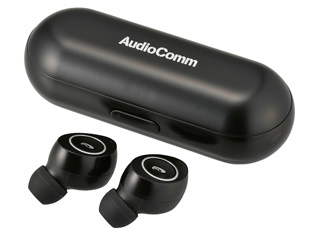 HP-W500N-K(ブラック) AudioComm 完全ワイヤレスイヤホン 03-2096