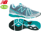 W890-D-SG2 PERFORNANCE TRAINING/PL-1N ���f�B�[�X �����j���O�V���[�Y [�V���o�[�~�O���[��]�y24.0cm�z