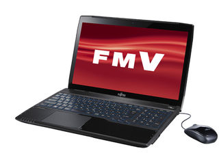 【納期ご注文後約1週間】タッチパネル式15.6型ノートPC LIFEBOOK AH56/M アルマイトブラック FMVA56MB