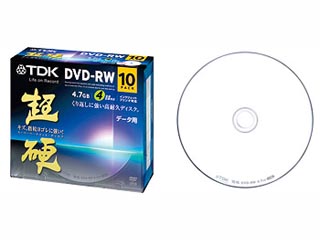 【クリックで詳細表示】TDK DRW47HCPWB10A DVD-RW データ・PC用 5mmスリムケース 10枚入