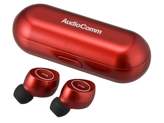 HP-W500N-R(レッド) AudioComm 完全ワイヤレスイヤホン 03-2097