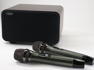 TKMI-008 カラオケスピーカー サウンドプロMAX ワイヤレスマイク2本付き サウンド・プロ マックス