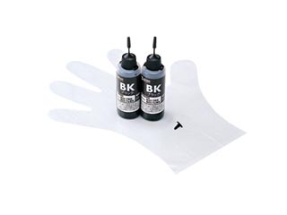 【クリックで詳細表示】サンワサプライ INK-C7B120 キヤノン用詰め替えインク (ブラック・120ml)