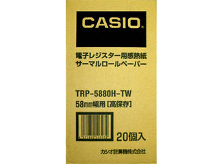 【クリックで詳細表示】CASIO/カシオ 高保存レジスター用サーマル感熱紙 TRP-5880H-TW