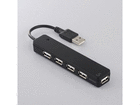 USB2.0Hub �o�X�p���[ 5�|�[�g BSH5U03BK �X�}�z�����|�[�g���� �u���b�N