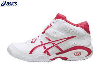 【クリックで詳細表示】asics/アシックス TBF681-0122 LADY GELFAIRY 5(レディゲルフェアリー 5)[ホワイト×ミスティックベリー]【24.5】
