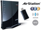 11g/b/n�Ή� 300Mbps ����LAN���[�^ �G�A�X�e�[�V���� USB�q�@�Z�b�g���f�� WHR-G301N/NU
