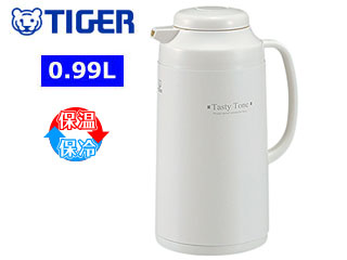 【クリックでお店のこの商品のページへ】TIGER/タイガー PRO-G100-W テーブルポット プッシュせんタイプ【0.99】(ホワイト)