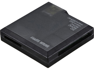 【クリックで詳細表示】サンワサプライ ADR-DMCSBK SDXC カードリーダー ブラック