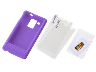 【クリックで詳細表示】ray-out/レイ・アウト RT-SH13CC2/V AQUOS PHONE f SH-13C用スリップガードシリコンジャケット/グレープ