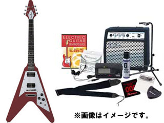 【クリックで詳細表示】Photo Genic エレキギター入門 13点セット(DVD付き！)SG-280 CH(チェリー)【送料無料】【EGtokka】